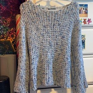 Blue Knit Sweater